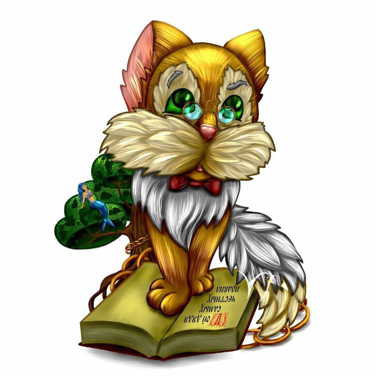 Ученый кот из сказки пушкина #7