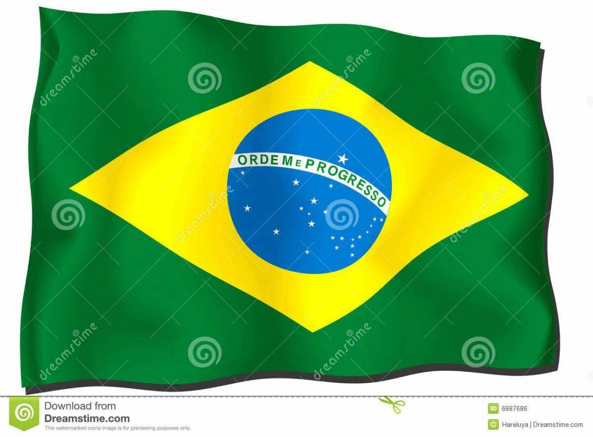 Флаг бразилии #3