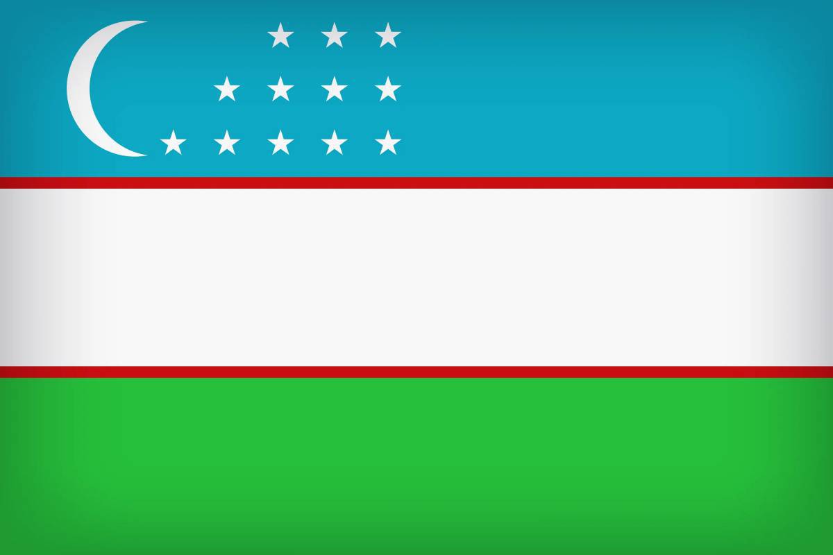 Флаг узбекистана #1