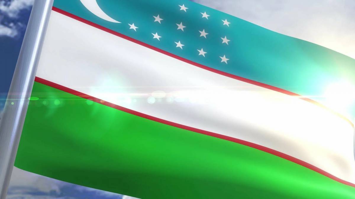 Флаг узбекистана #11