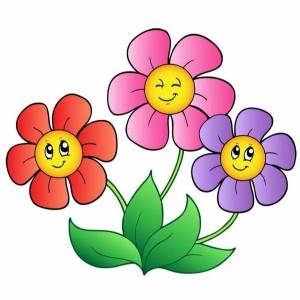 Раскраска цветы для малышей #15 #553256