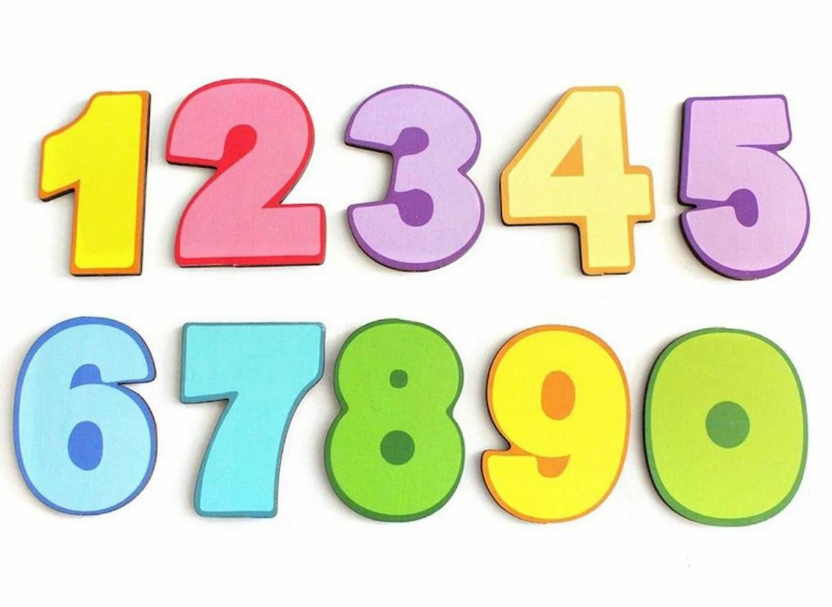 Цифры от 1 до 5 для детей #19
