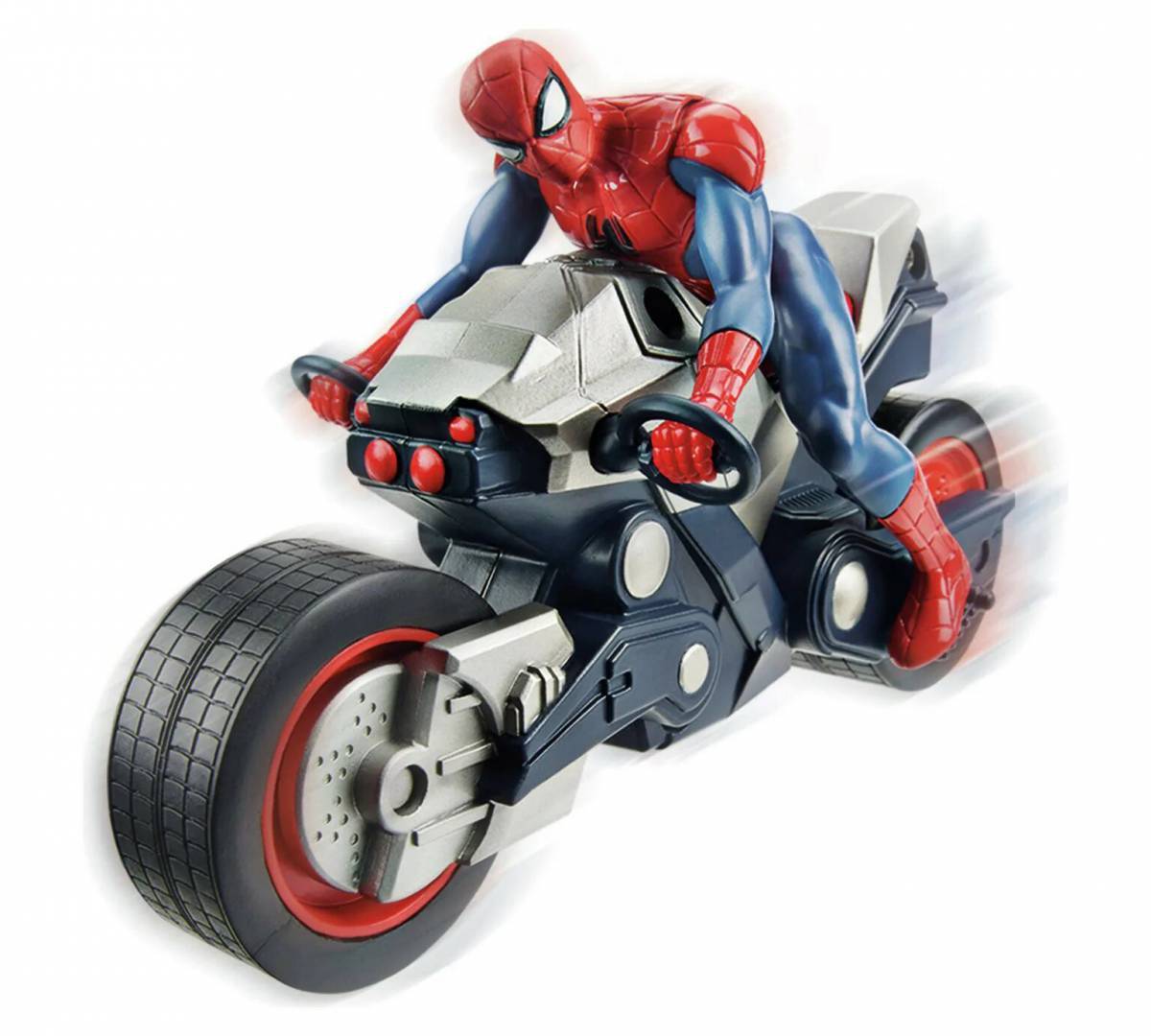 Человек паук на мотоцикле #34