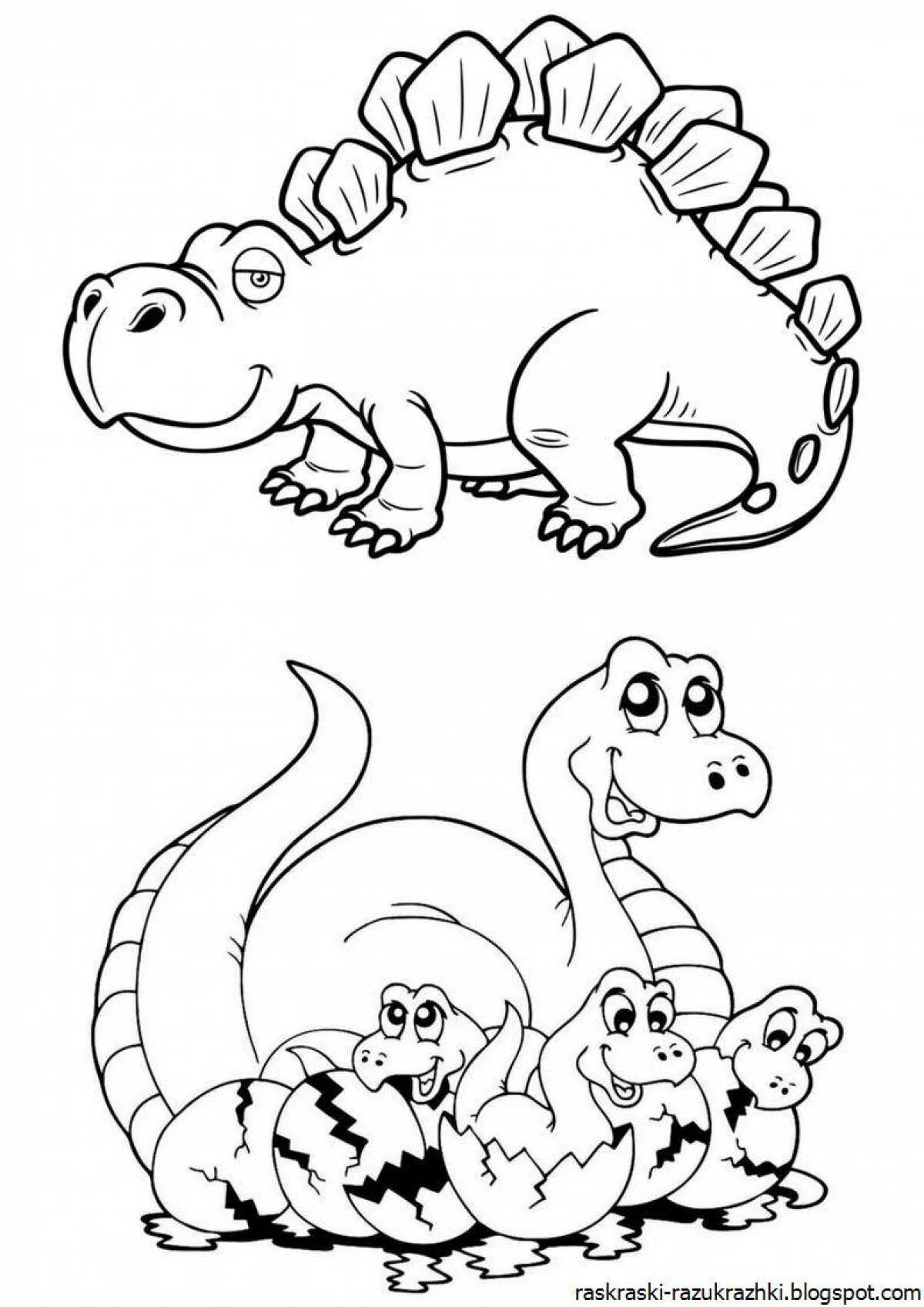 Динозавры для детей 4 5 лет #10