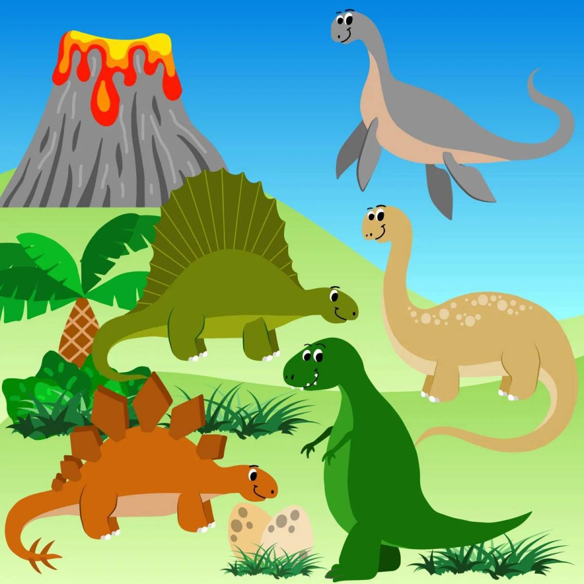 Динозавры для детей 5 6 лет #30