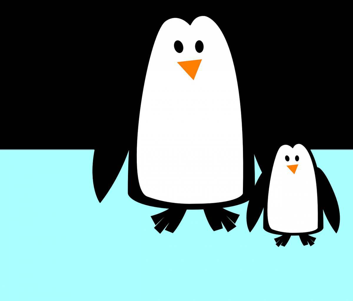 Пингвин для детей #10