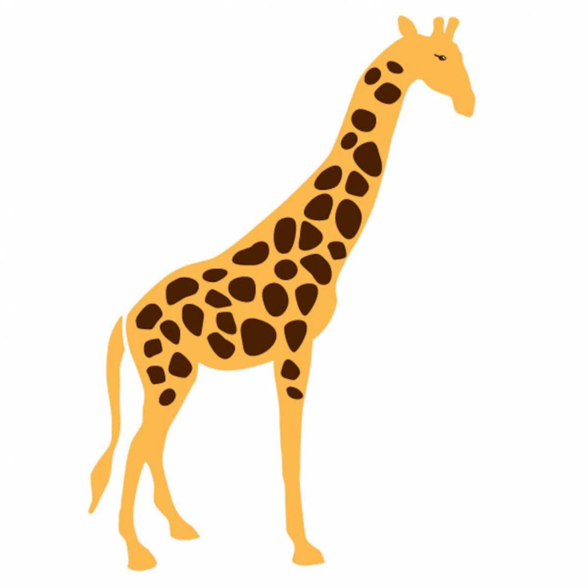 Жираф для детей 3 4 лет #10