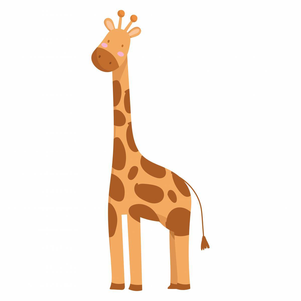 Жираф для детей 3 4 лет #35