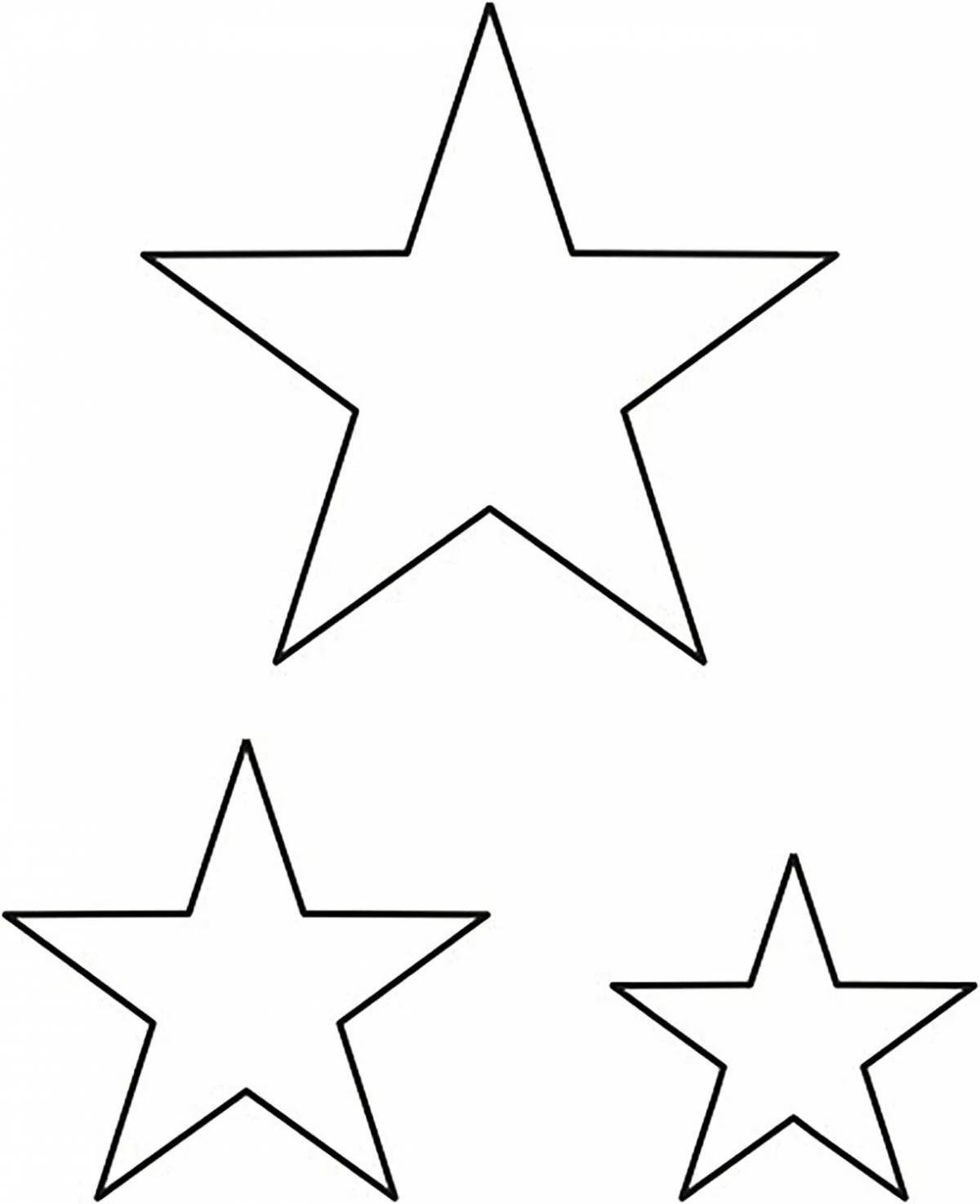 Звезда шаблон #4