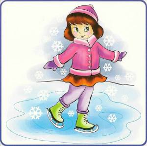 Раскраска зимние виды спорта для детей 4 5 лет #18 #80283