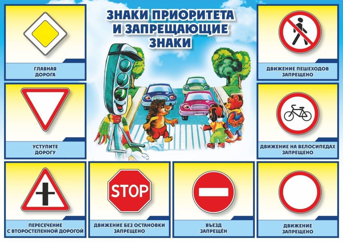 Знаки дорожного движения для детей #35