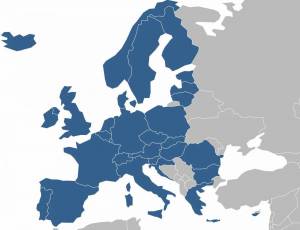 Раскраска карта европы #37 #86901