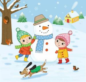 Раскраска картинка зима для детей #38 #87211