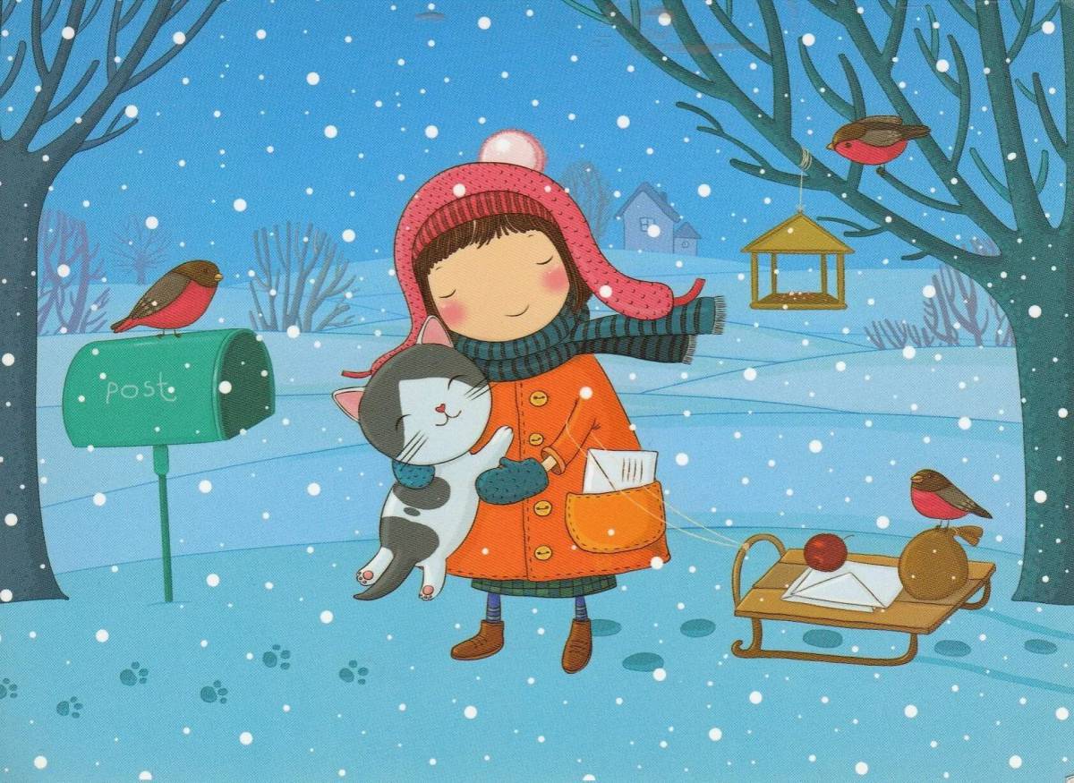 Картинка зима для детей #29