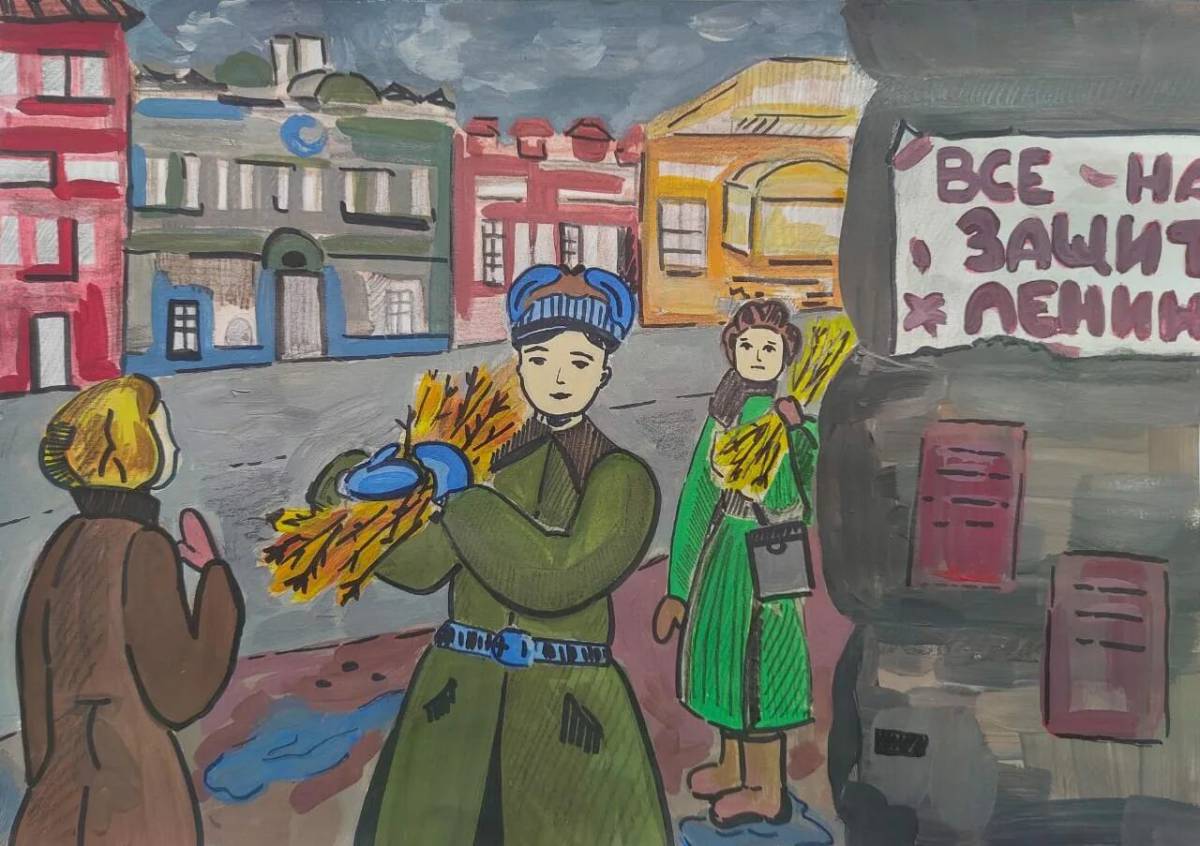 Ко дню блокады ленинграда для детей #33