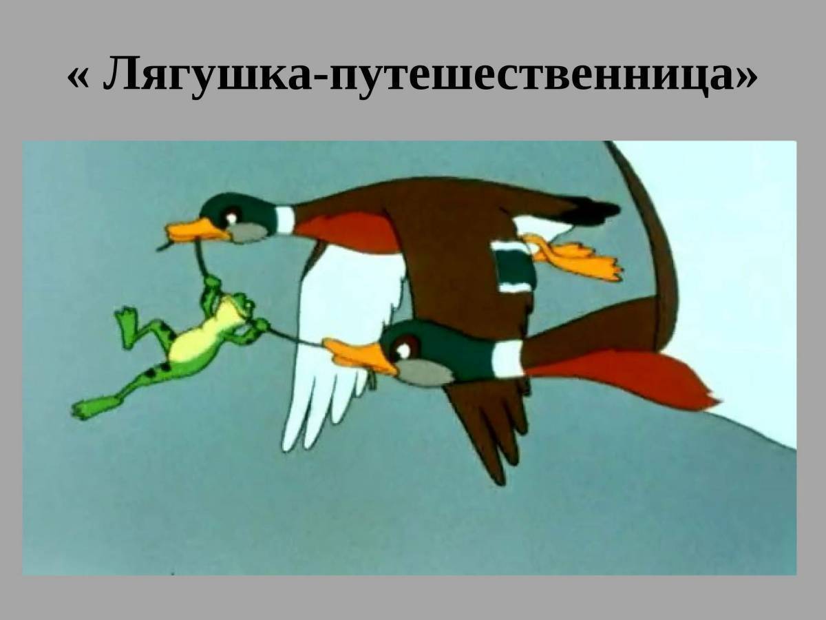 Иллюстрация к рассказу лягушка путешественница