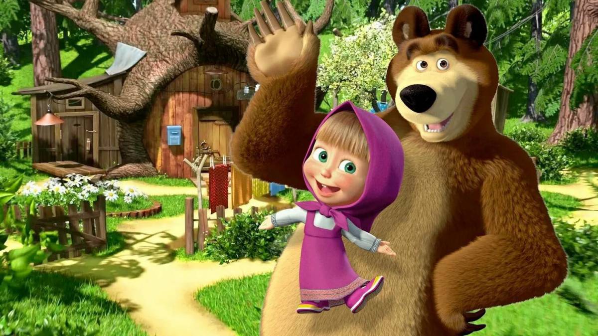 Маша и медведь для детей #18