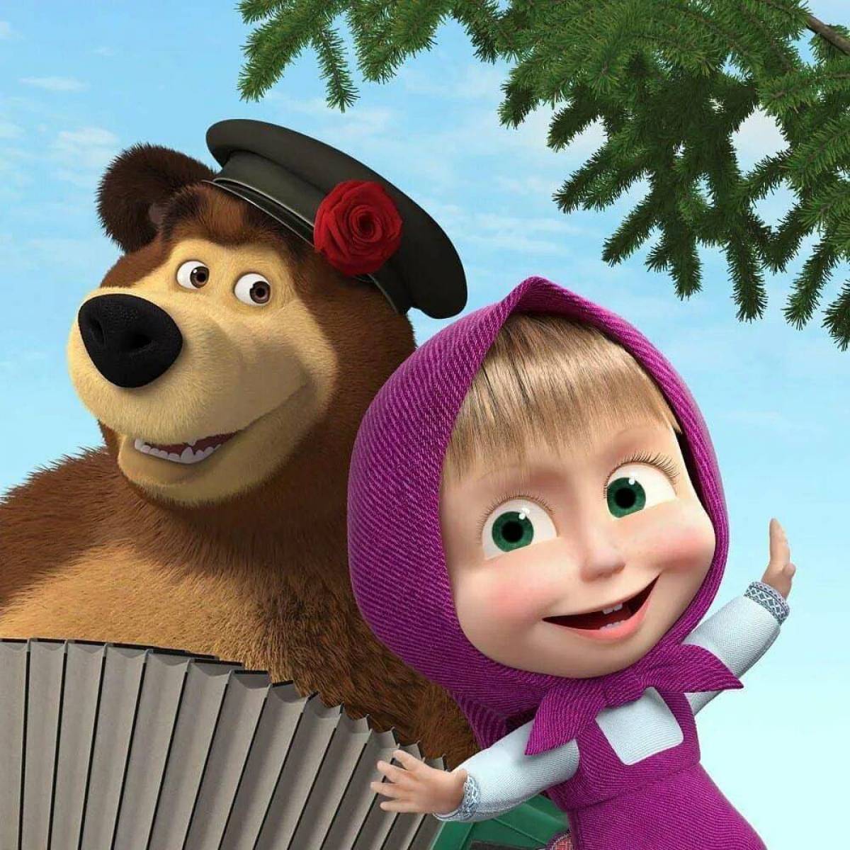 Маша и медведь для детей #29