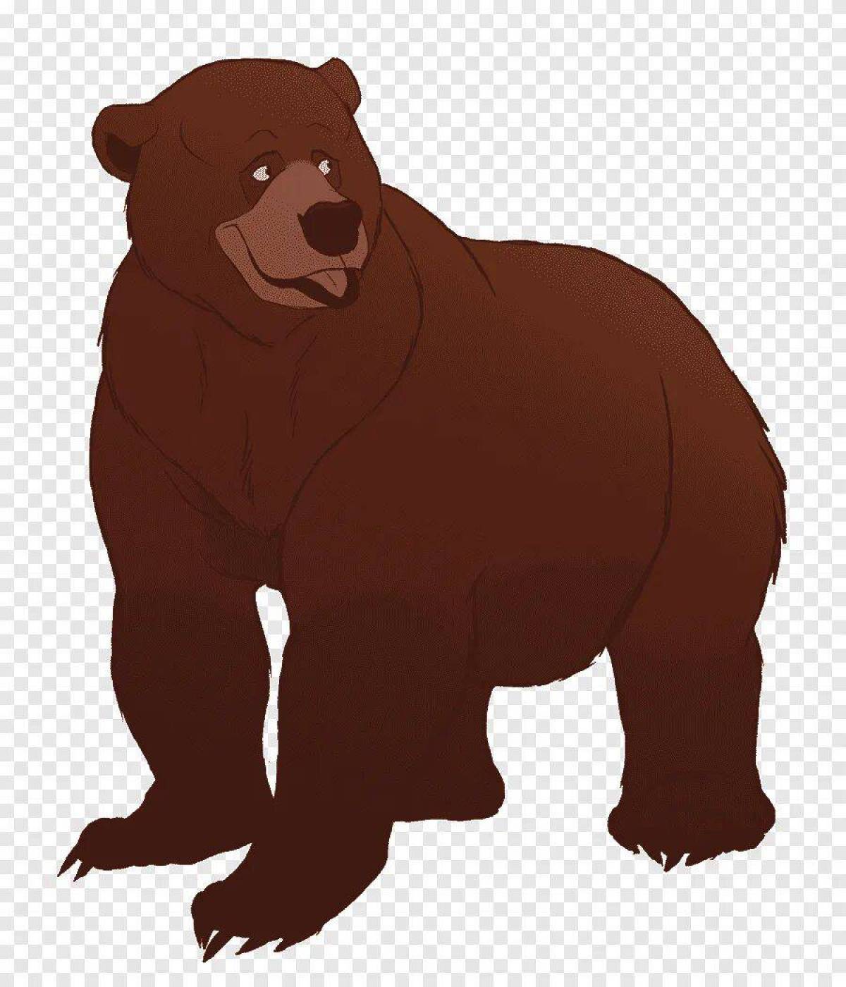 Медведь картинка для детей #6