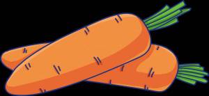 Раскраска морковь для детей #16 #115581