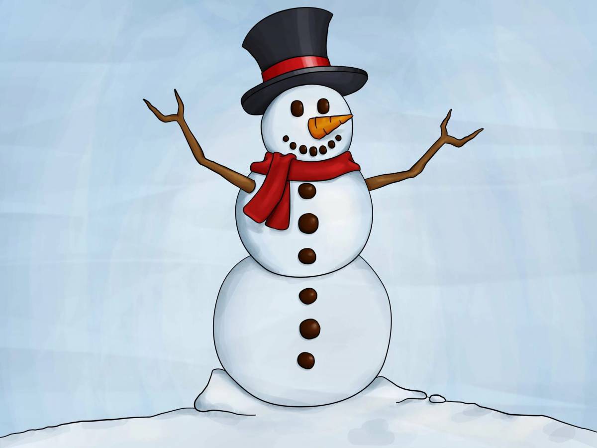 Снеговик для детей 3 4 лет #25