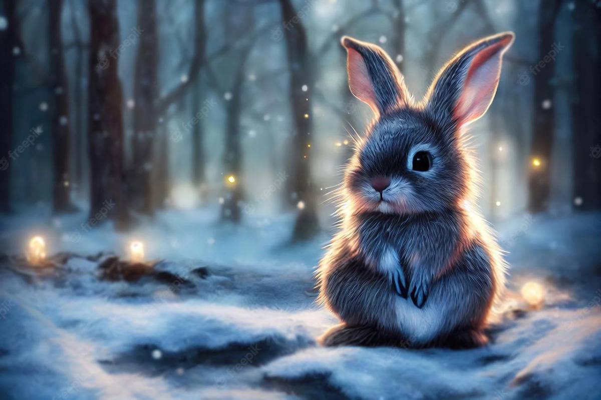 Новогодний кролик #18