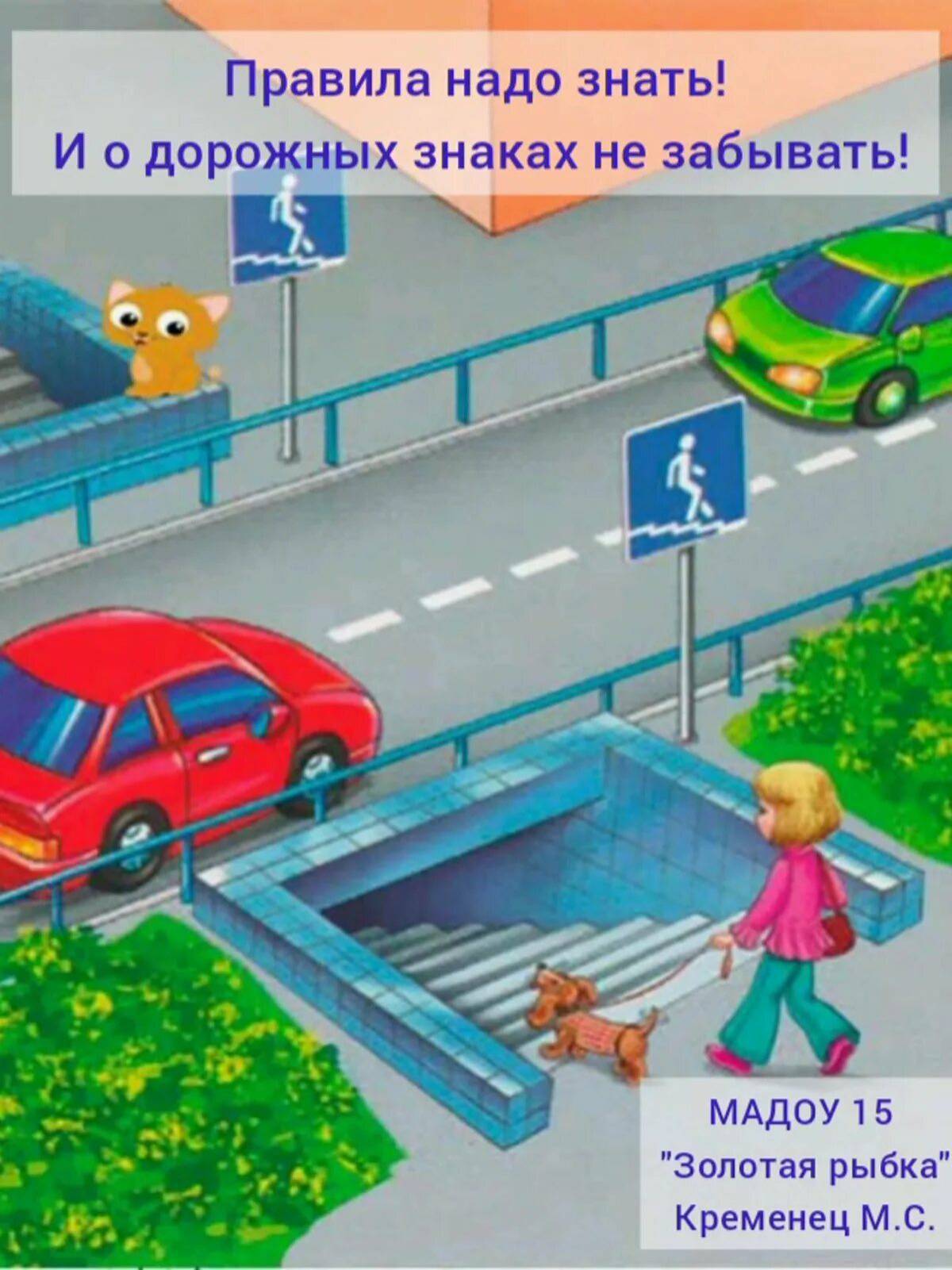 Пешеходный переход для детей #6