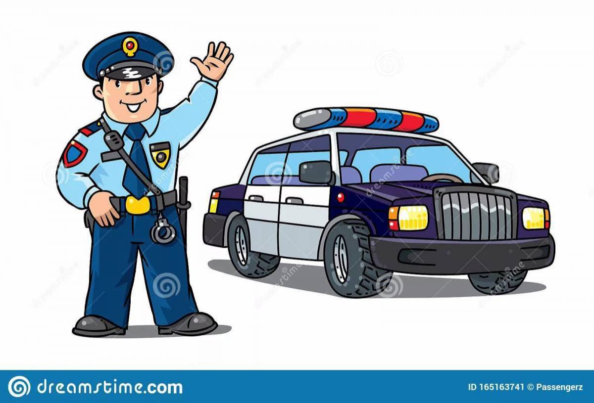Полиция мультяшная