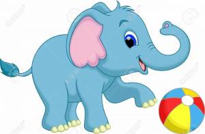 Раскраска слоник для детей 3 4 лет #29 #151512