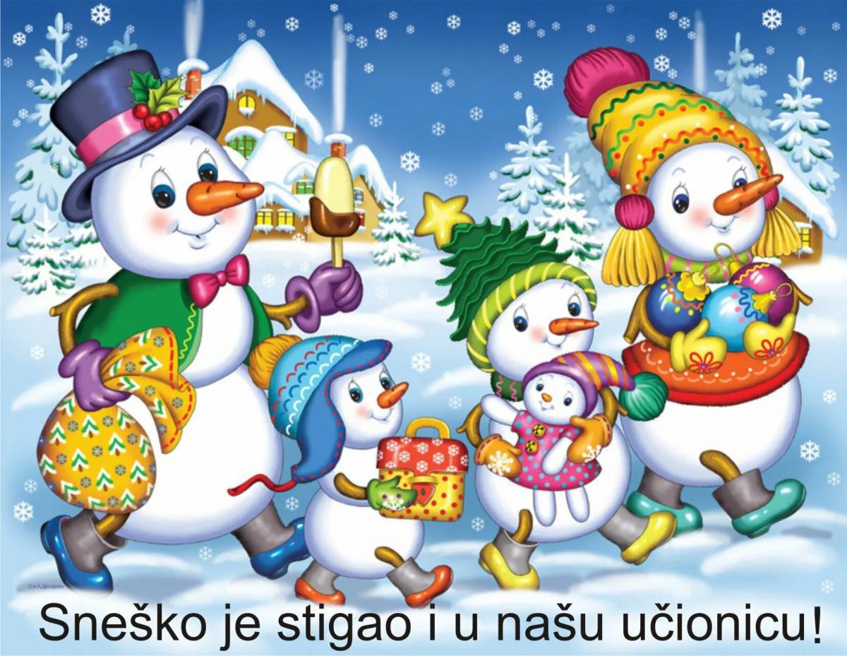 Снеговики новогодние #14