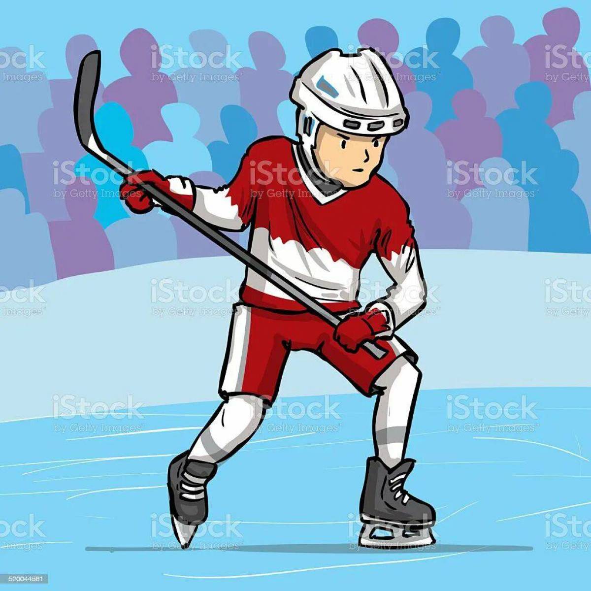 Хоккеист для детей #20