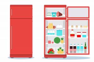 Раскраска холодильник для детей #12 #171990