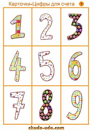 Раскраска цифры для детей 5 7 лет #22 #174374