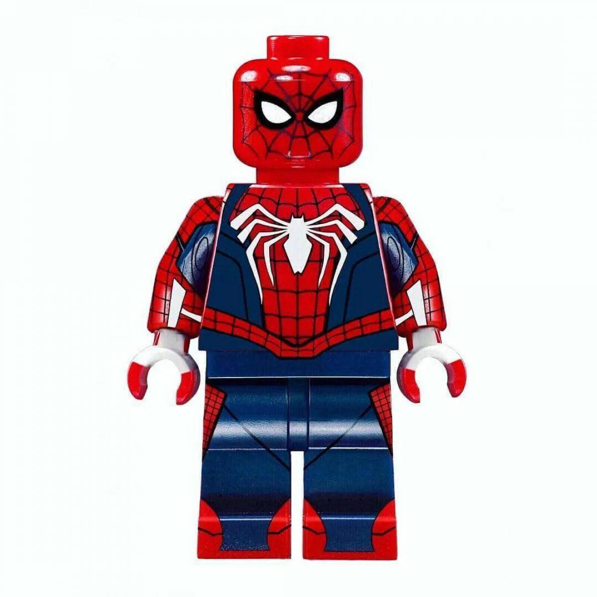 Человек паук лего #9