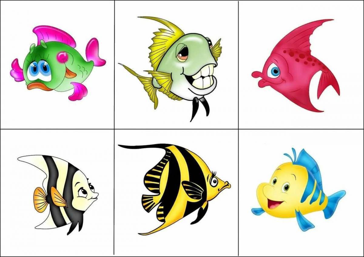 Аквариумные рыбки для детей #36