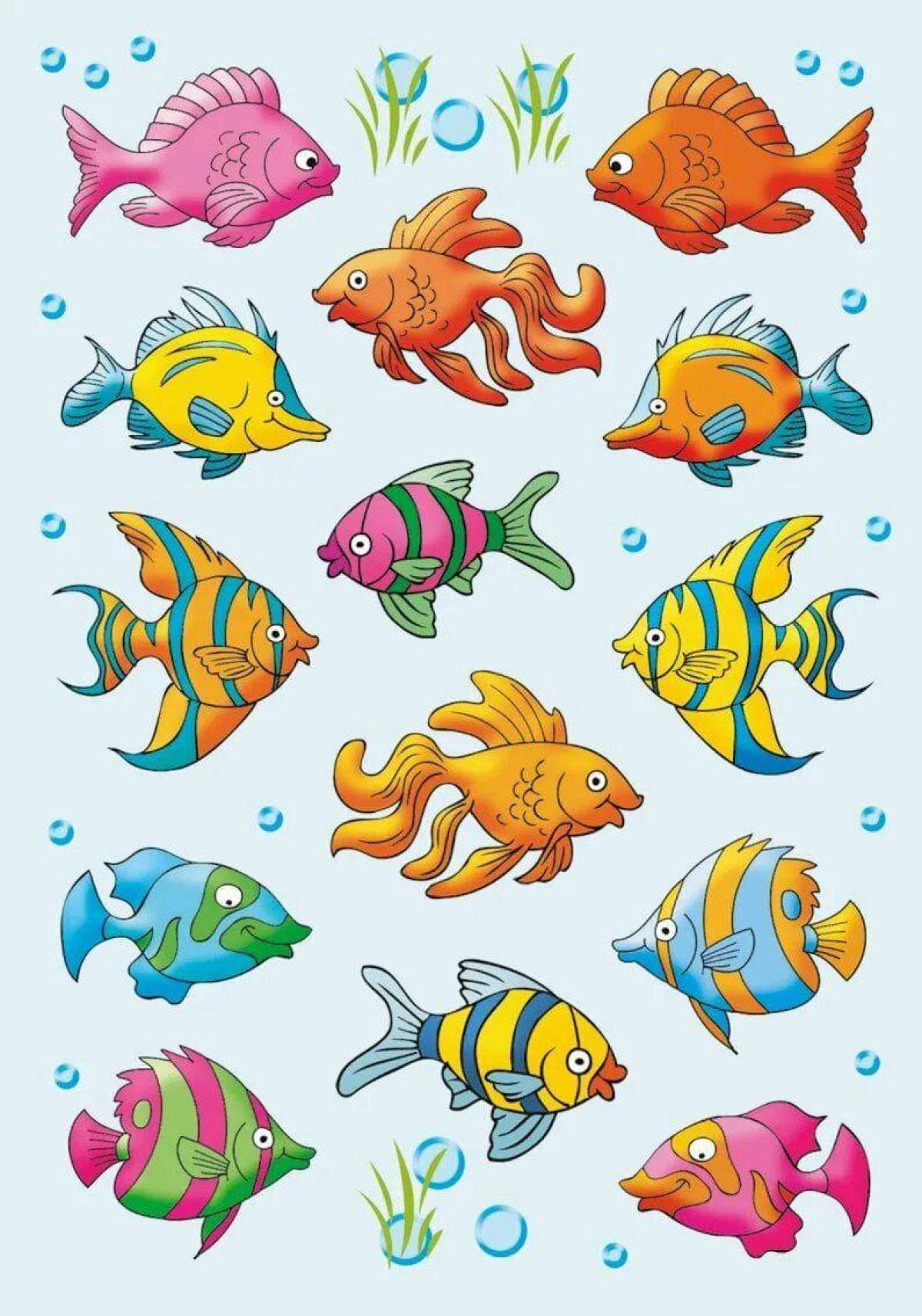 Аквариумные рыбки для детей #37