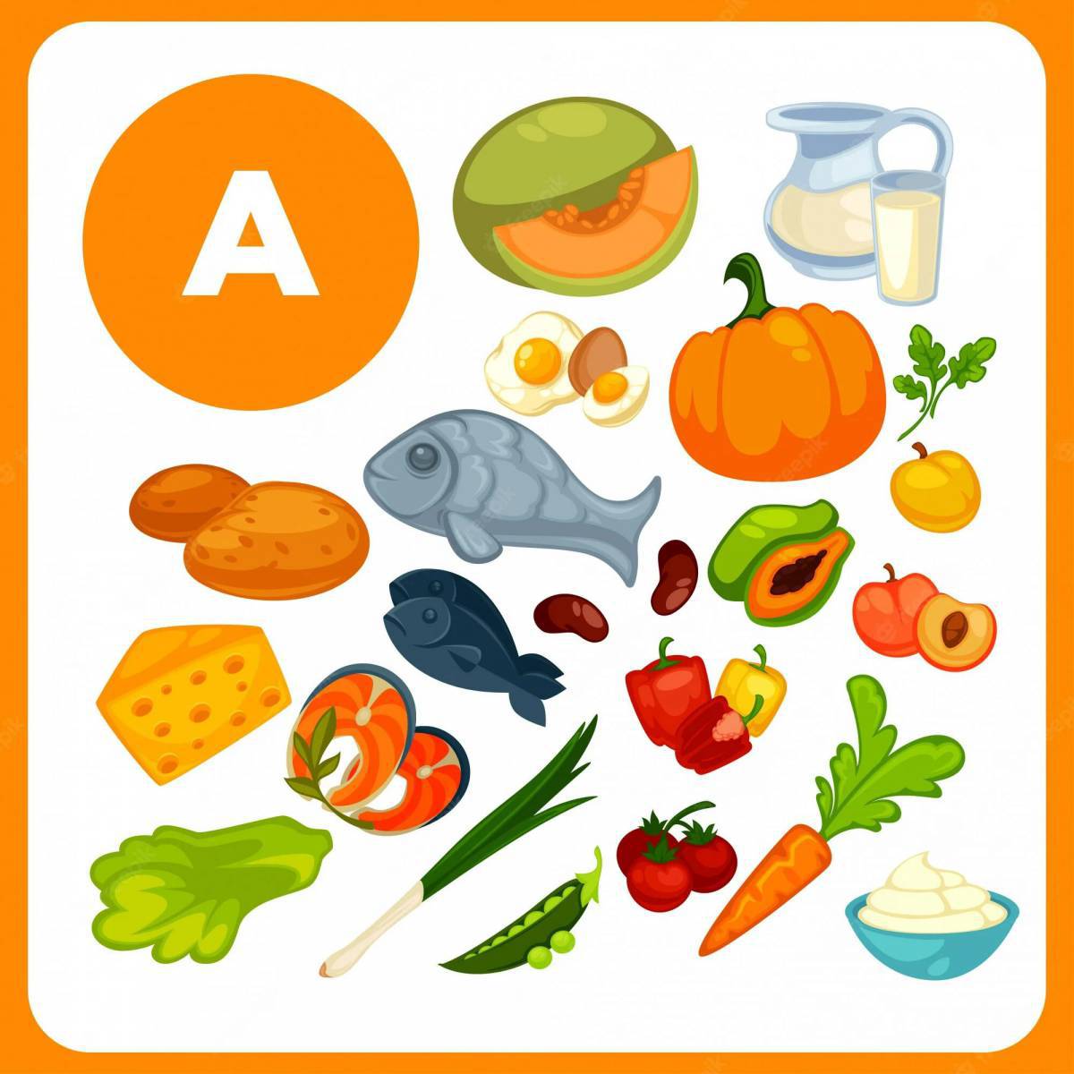Витамины для детей в овощах и фруктах #10