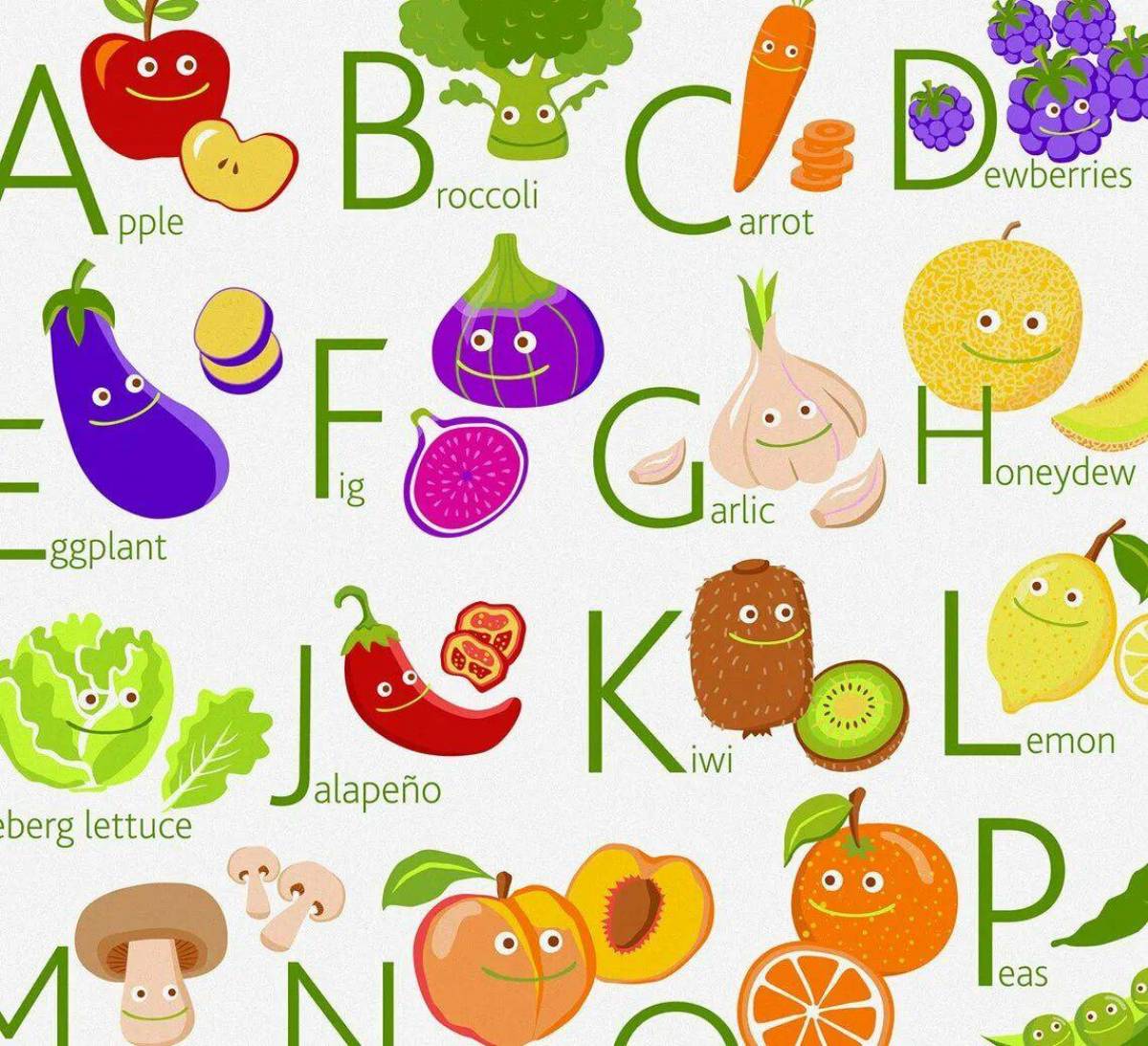 Витамины для детей в овощах и фруктах #15