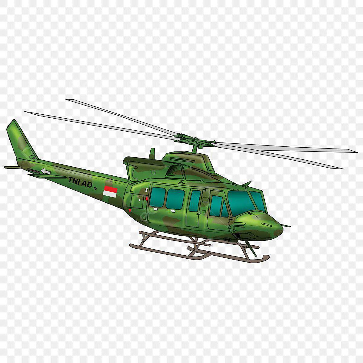 Военный вертолет для детей #22