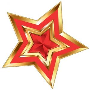 Раскраска военная звезда #5 #239426