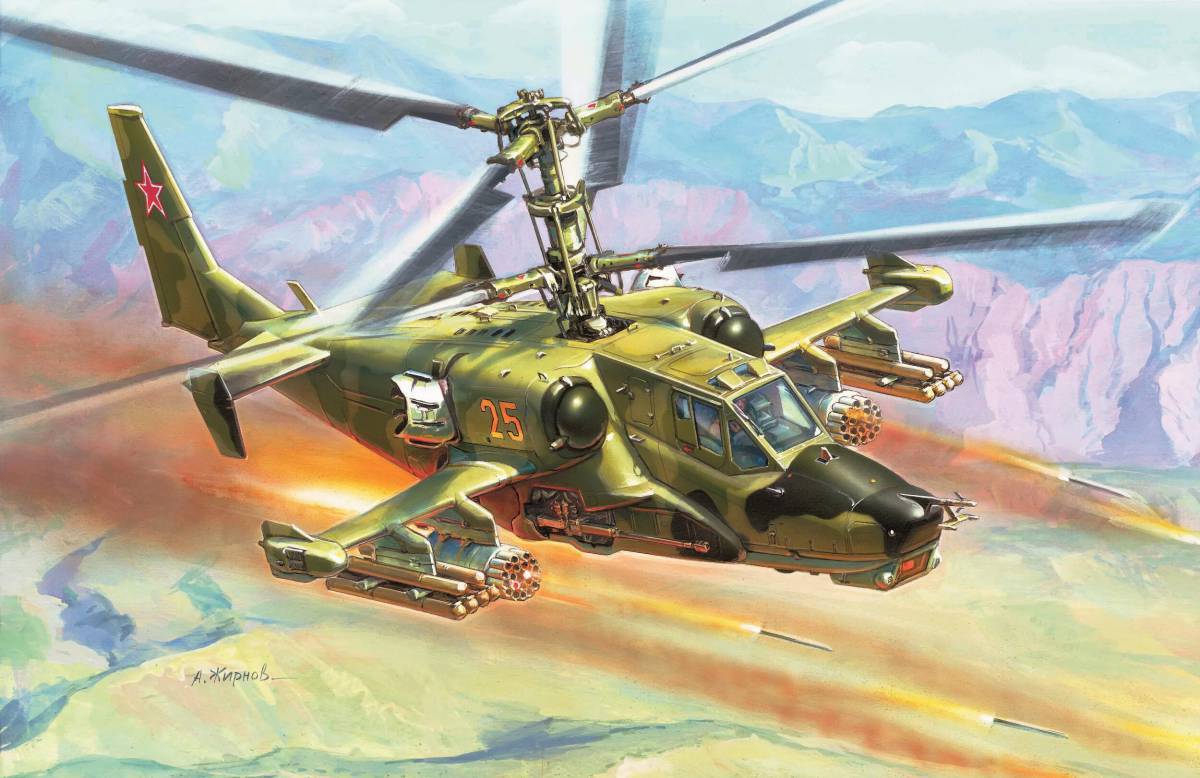 Военный вертолет для детей #25