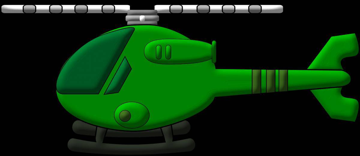 Военный вертолет для детей #28