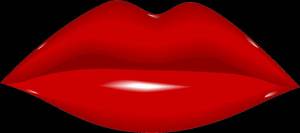 Раскраска губы для детей #12 #256834