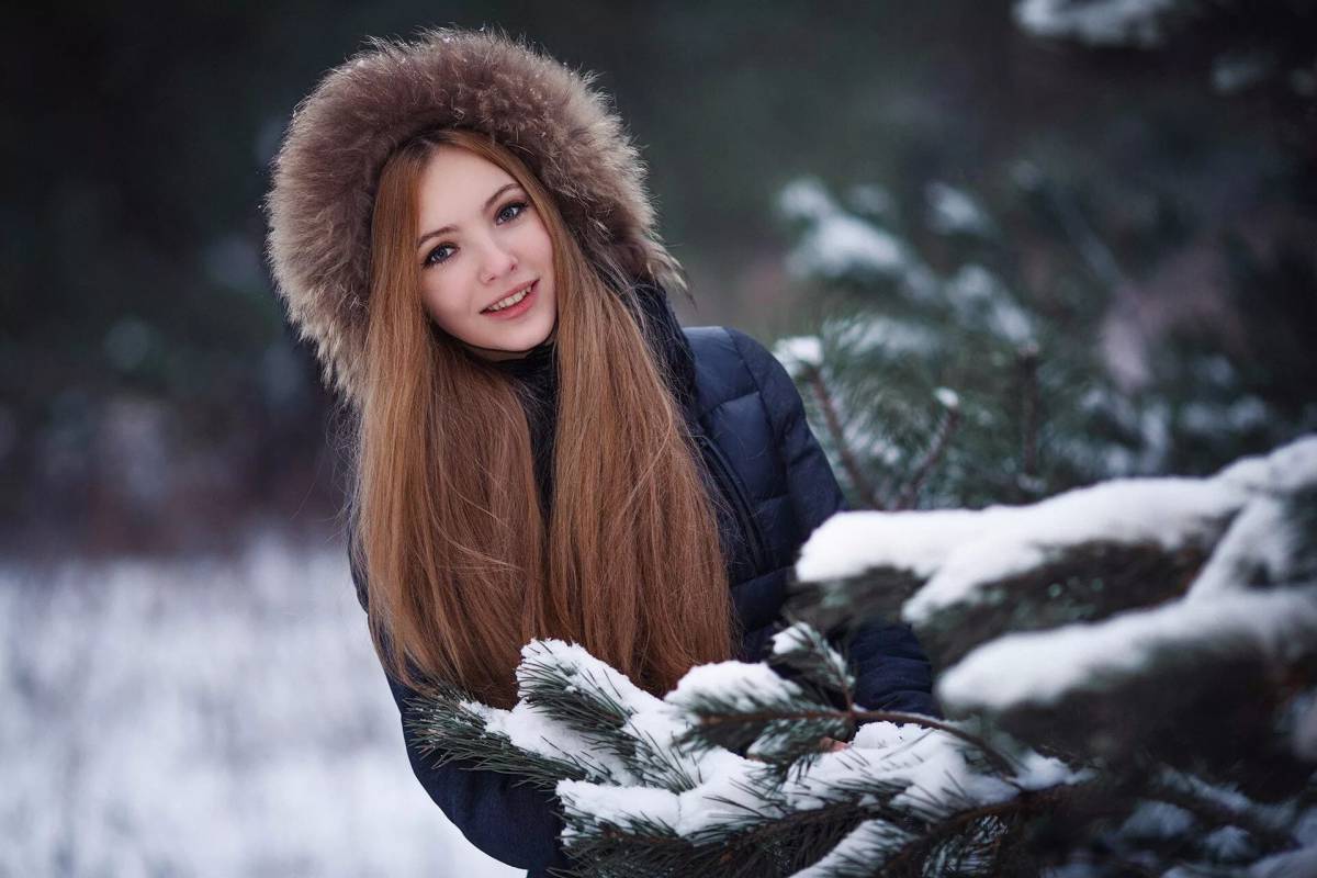 Девушка зима #11