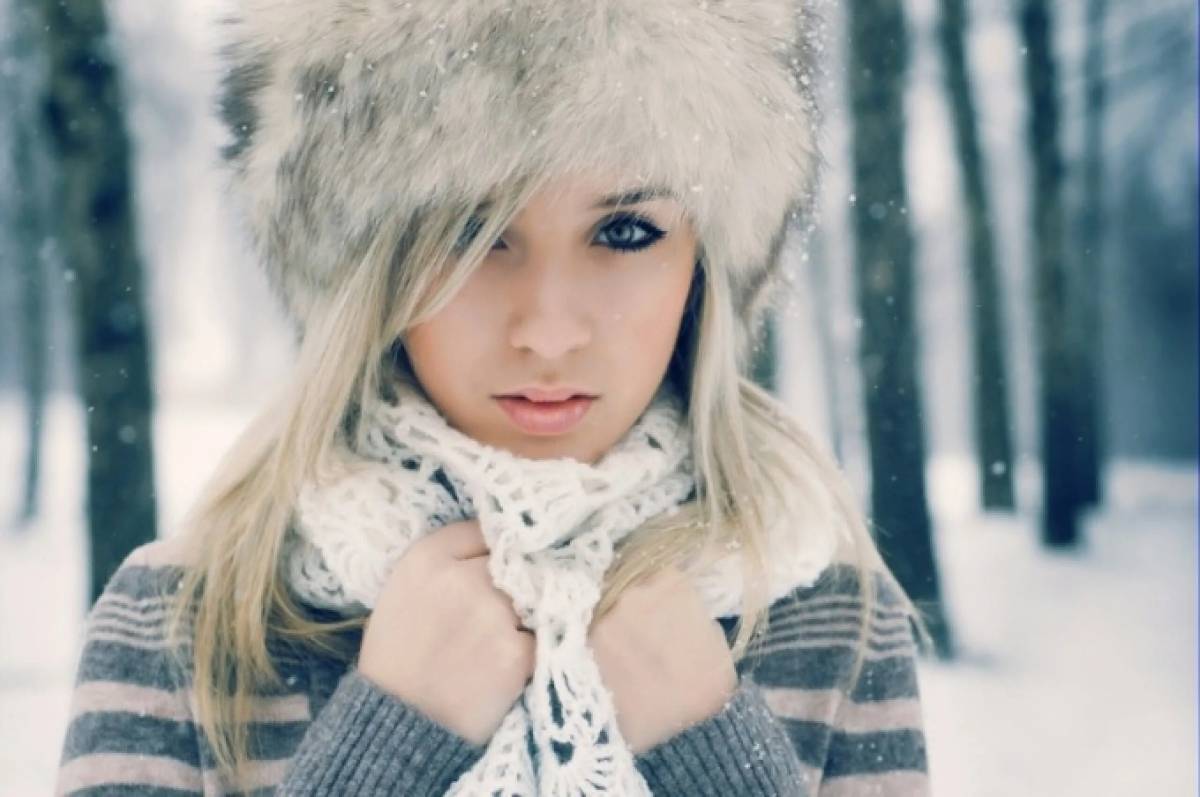 Девушка зима #33