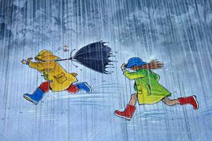 Раскраска дождь для детей #20 #294794