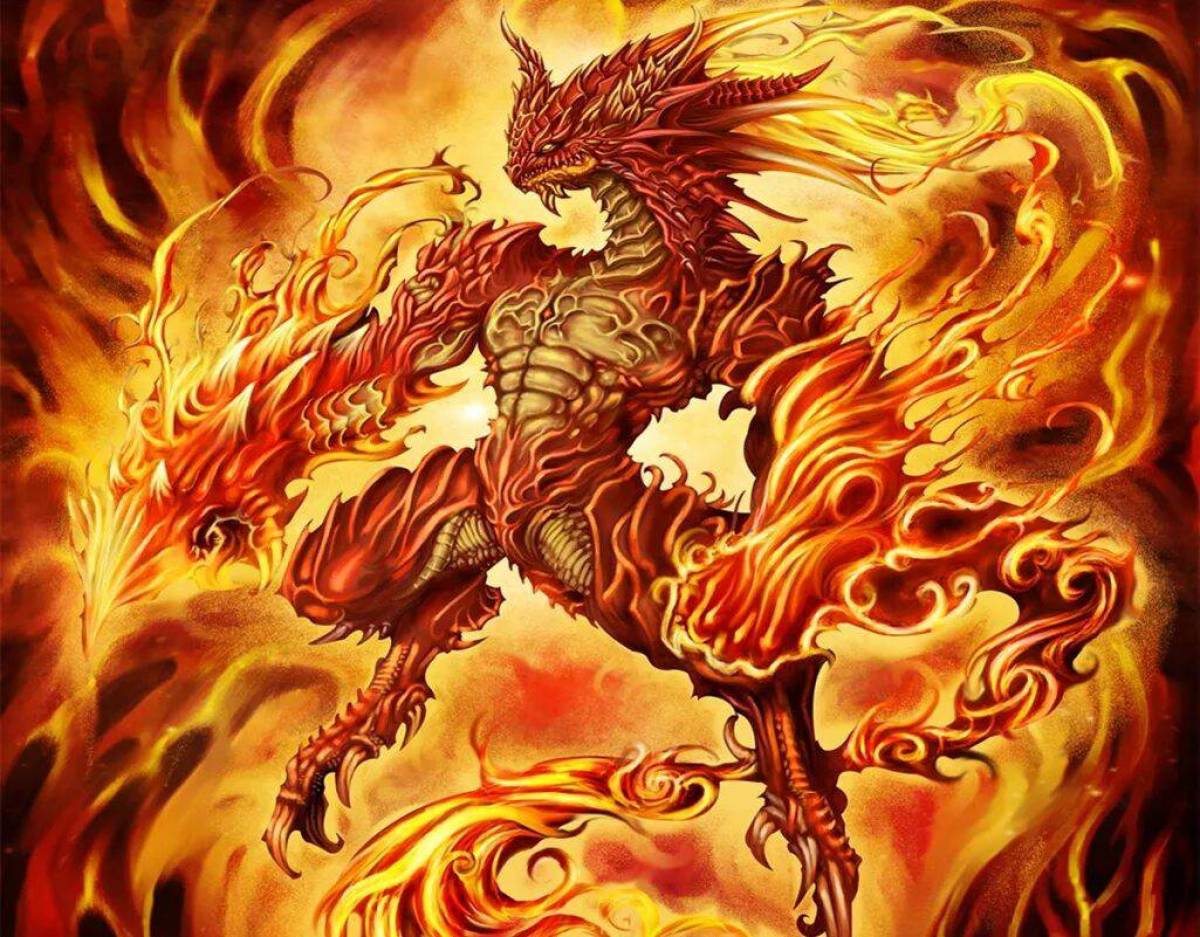 Дракон огненный #18