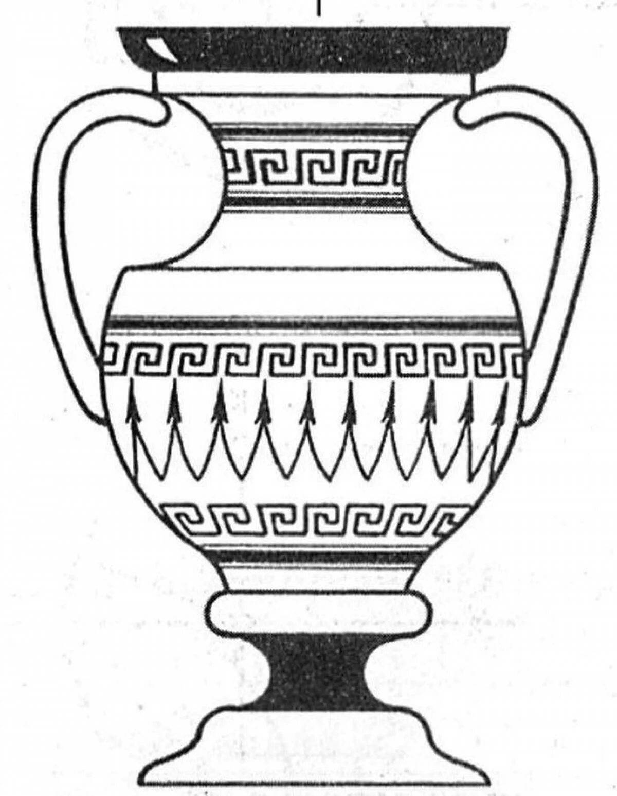 Древнегреческая ваза #4