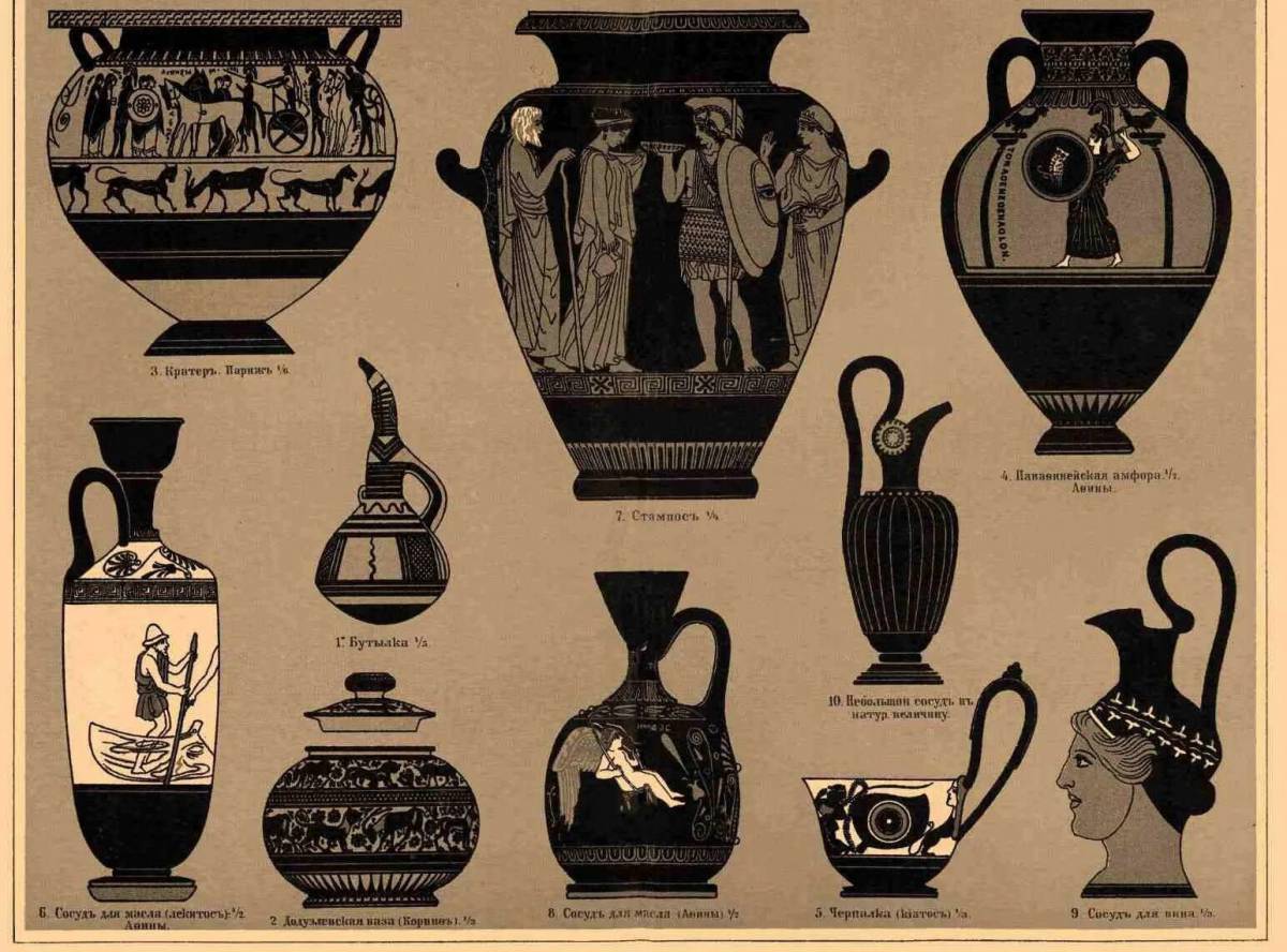 Древнегреческая ваза #17