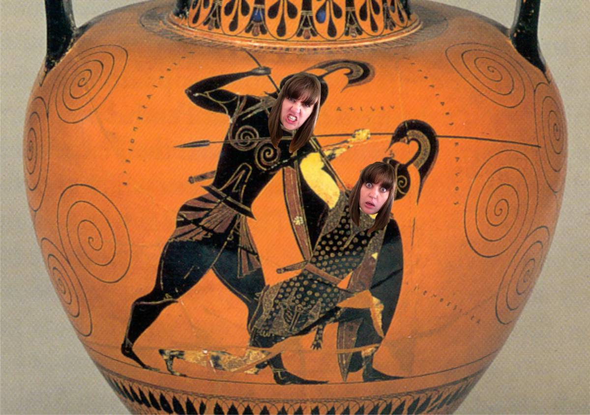 Древнегреческая ваза #34